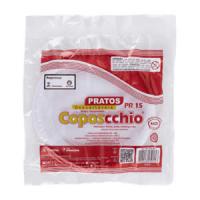 Prato Descartável Coposcchio 15cm c/10