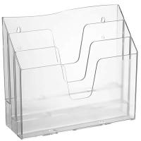 Organizador Triplo p/ Documentos Cristal