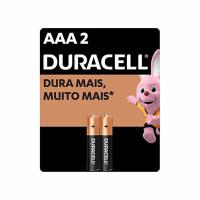 Pilhas Alcalina AAA Duracell C/2 unidades Pilhas Alcalina AAA Duracell C/2 unidades
