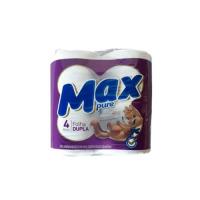 Papel Higiênico Max Pure Folha Dupla c/4