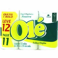 Papel Higiênico Olé Folha Dupla c/12