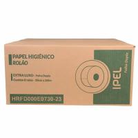 Papel Higiênico Folha Dupla IPEL Extra Luxo Cx. 8x250m