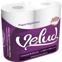 Papel Higiênico Velud Folha Dupla c/4