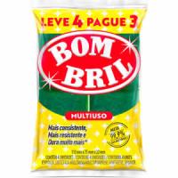Esponja Multiuso Bombril c/4 Esponja Multiuso Bombril c/4