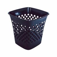 Cesto Papeleiro Quadrado Preto 8L