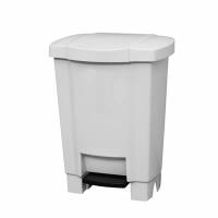 Lixeira Plástica Branca c/ Pedal 50L