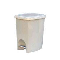 Lixeira Plástica Branca c/Pedal 7L Giga