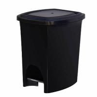 Lixeira Plástica Preta c/Pedal 25L Giga Lixeira Plástica Preta c/Pedal 25L Giga