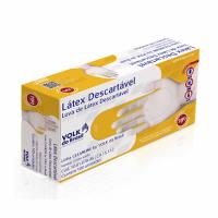 Luva Latex Descartável Volk c/100 Luva Latex Descartável Volk c/100