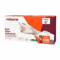Luva Latex Descartável Prot. Química c/Pó Vabene c/100