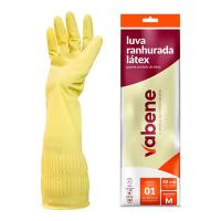 Luva Látex Ranhurada Cano Longo Vabene