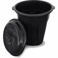 Roupeiro c/Tampa 110L Giga (Preto)